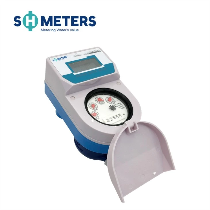 Brass Water Meter Body Prepaid Water Meter IC Card Smart Digital Prepaid Water Meter Dry Dial, Ball Valve