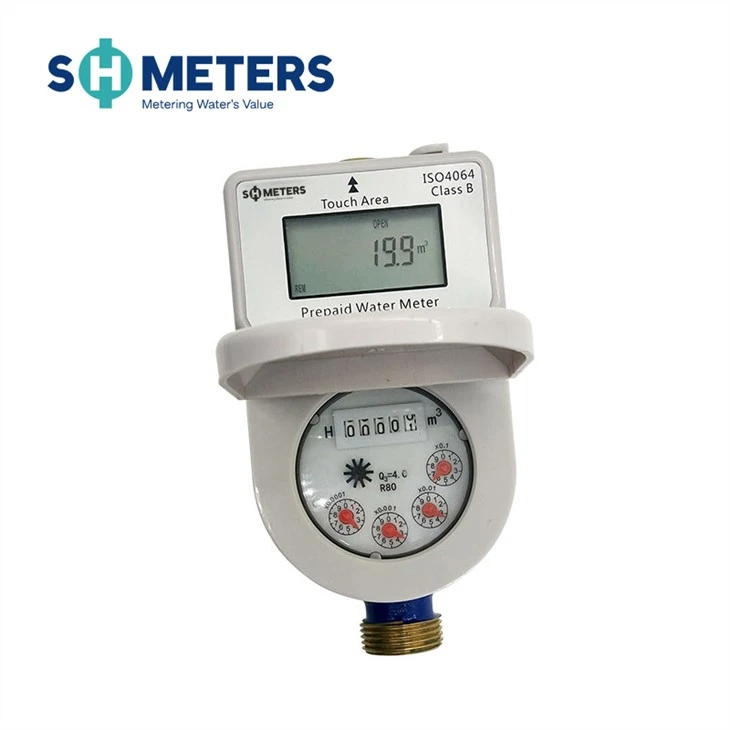 Professional Digital Prepaid Water Flow Meter with Smart Card
