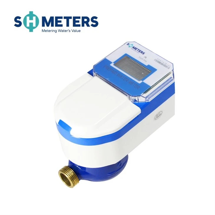 IC Card Prepaid Smart Water Meter With Brass Body DN15~25MM IC Card Prepaid Smart Water Meter With Brass Body DN15~25MM