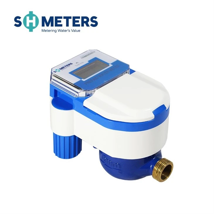 IC Card Prepaid Smart Water Meter With Brass Body DN15~25MM IC Card Prepaid Smart Water Meter With Brass Body DN15~25MM