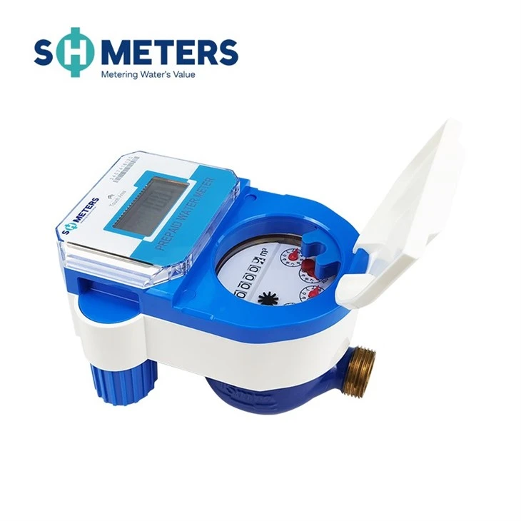 IC Card Prepaid Smart Water Meter With Brass Body DN15~25MM IC Card Prepaid Smart Water Meter With Brass Body DN15~25MM